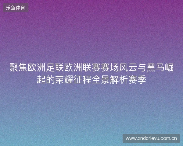 聚焦欧洲足联欧洲联赛赛场风云与黑马崛起的荣耀征程全景解析赛季